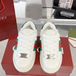 Gucci Cowhide Sneakers For Fall