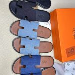 HermÃ¨s Cowhide Slippers