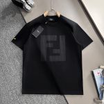 Fendi Cotton Short-Sleeved T-Shirt For Spring