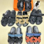 HermÃ¨s Leather Slippers