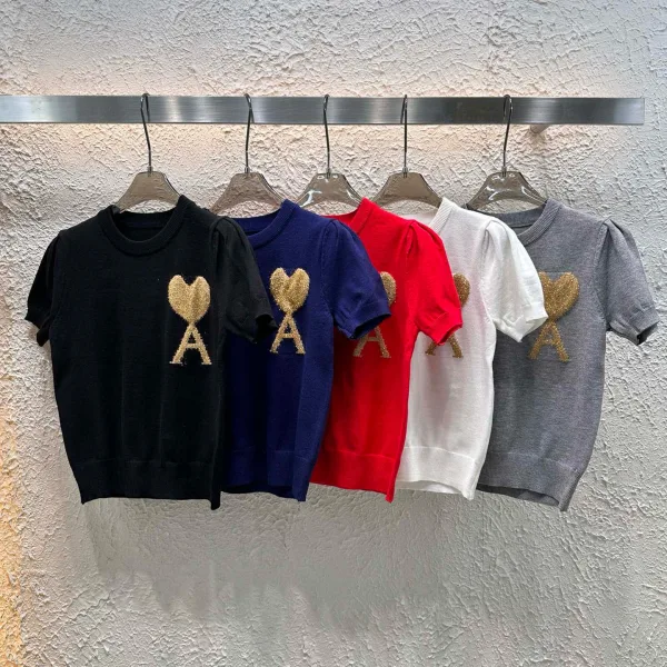 Ami Gold Short Sleeves