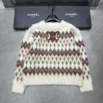 Celine Diamond Long-Sleeved Sweater