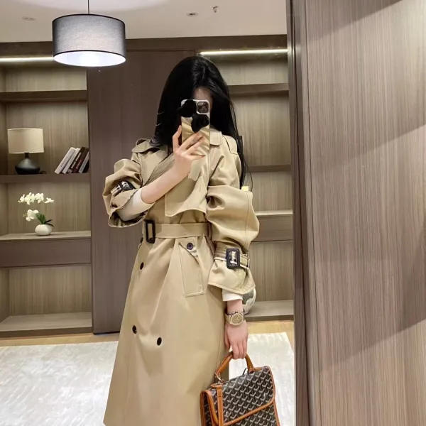 Burberry Plaid Coat For Spring