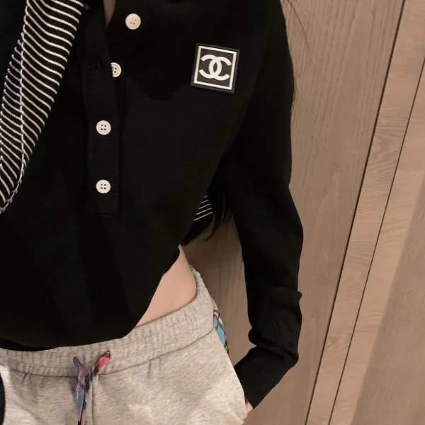 Chanel Leather Long Sleeves