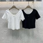 Chanel Lace Short-Sleeved