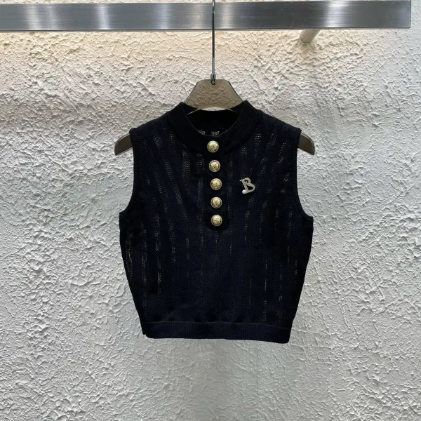 Balmain Gold Vest