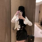 Celine Gold Shorts