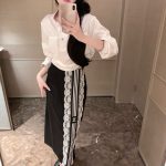Chanel Lace Long Skirt