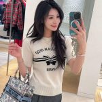 Dior Jacquard Short Sleeves For Spring