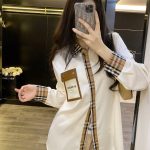 Burberry Leather Long-Sleeved Shirt