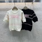 Fendi Jacquard Short Sleeves