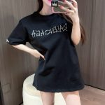 Balenciaga Leather Short-Sleeved T-Shirt