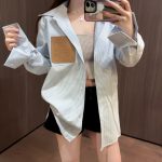 Loewe Leather Long-Sleeved Shirt