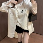 Balenciaga Stone Long-Sleeved Shirt