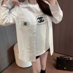 Chanel Stone Long-Sleeved Shirt