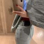 Burberry Denim Short Skirt