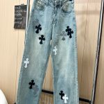 Chrome Hearts Leather Pants
