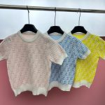 Fendi Jacquard Short Sleeves
