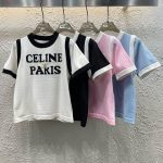 Celine Jacquard Short Sleeves