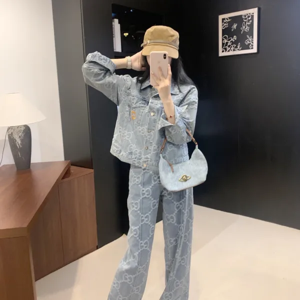Gucci Denim Suit For Spring