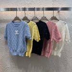 Chanel Diamond Short-Sleeved Shirt