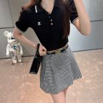 Celine Gold Short-Sleeved T-Shirt