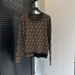 Fendi Jacquard Long-Sleeved Sweater