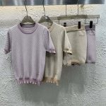 Fendi Jacquard Short-Sleeved Shirts