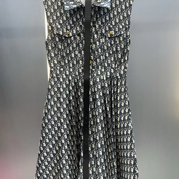 Dior Gold Sleeveless Dress