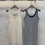 Dior Jacquard Spaghetti Straps