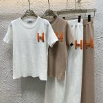 HermÃ¨s Leather Short-Sleeved Shirt