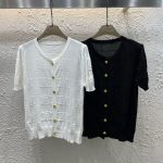 Celine Gold Short-Sleeved Shirts