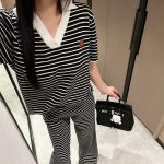 Celine Jacquard Short-Sleeved Shirt