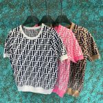 Fendi Jacquard Short Sleeves