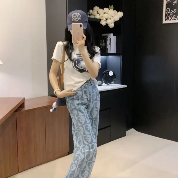 Celine Cotton Short-Sleeved Shirt