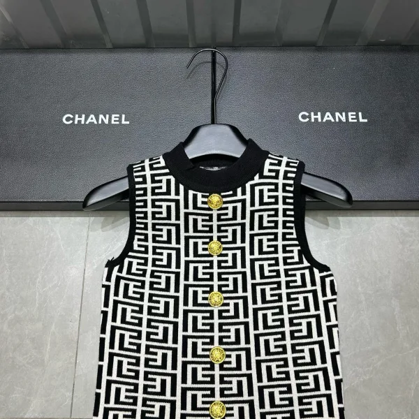 Balmain Gold Vest