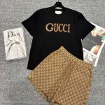 Gucci Jacquard Short-Sleeved Shirts