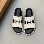 HermÃ¨s Cowhide Slippers