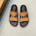 HermÃ¨s Cowhide Slippers