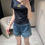 Dior Denim Short-Sleeved Shirt For Summer