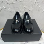 Ami Cowhide Derby Shoes For Autumn