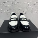 Ami Cowhide Derby Shoes For Autumn
