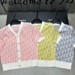 Dior Jacquard Short-Sleeved Shirts