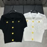Balmain Gold Short Sleeves