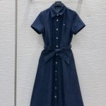 Dior Denim Short-Sleeved Shirts
