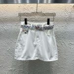 Louis Vuitton Denim Short Skirt
