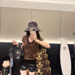 Fendi Jacquard Short Sleeves For Summer