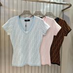 Fendi Jacquard Short Sleeves