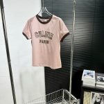 Celine Plaid Short-Sleeved T-Shirt