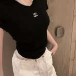 Chanel Lace Short-Sleeved T-Shirt